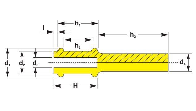 High Temperature  Masking Dual Flanged Pull Plugs