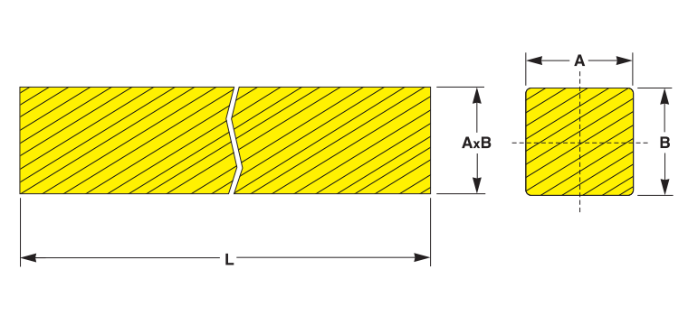 High Temperature  Masking Heat-resistant  Silicone square Foam Cords