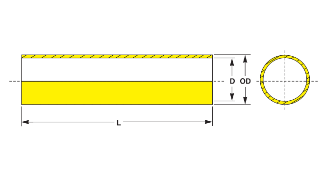 High Temperature  Masking Heat-resistant  Silicone Round Tubing- metric